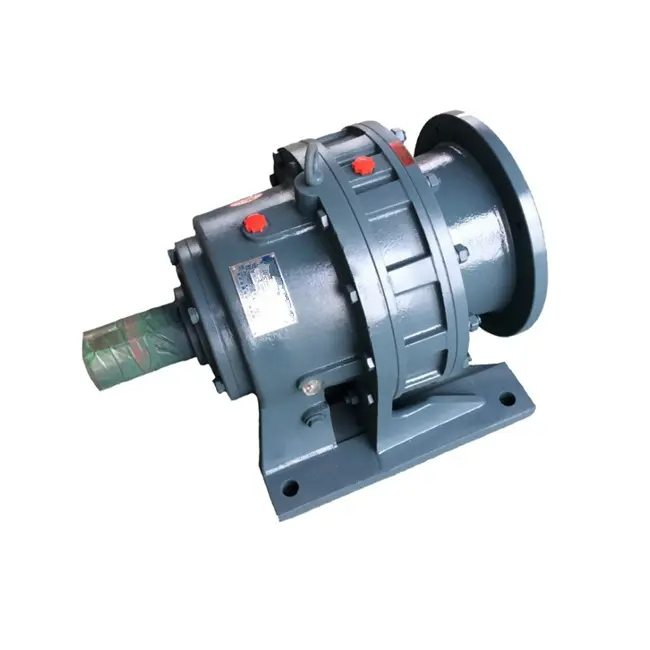 High PerformanceHigh Output Speed Gearbox – 0.75kw motor cycloid  two-stage combination speed-regulating reducer horizontal installation – Devo Gear