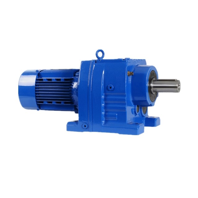 Factory Promotional Nmrv110 – DEVO High torque R series gear speed reducer R67 R77 R87 helical gearbox with ac motor – Devo Gear