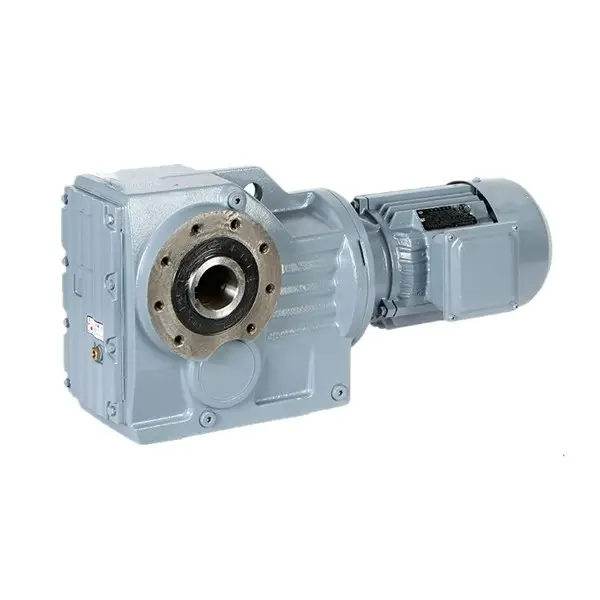 Hard tooth surface helical gear reducer KA77 worm gearing arrangement for packaging industry