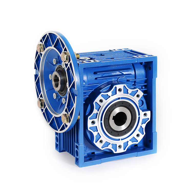 NMRV90 hollow shaft output flange worm-gear reductor with IEC standard motor flange