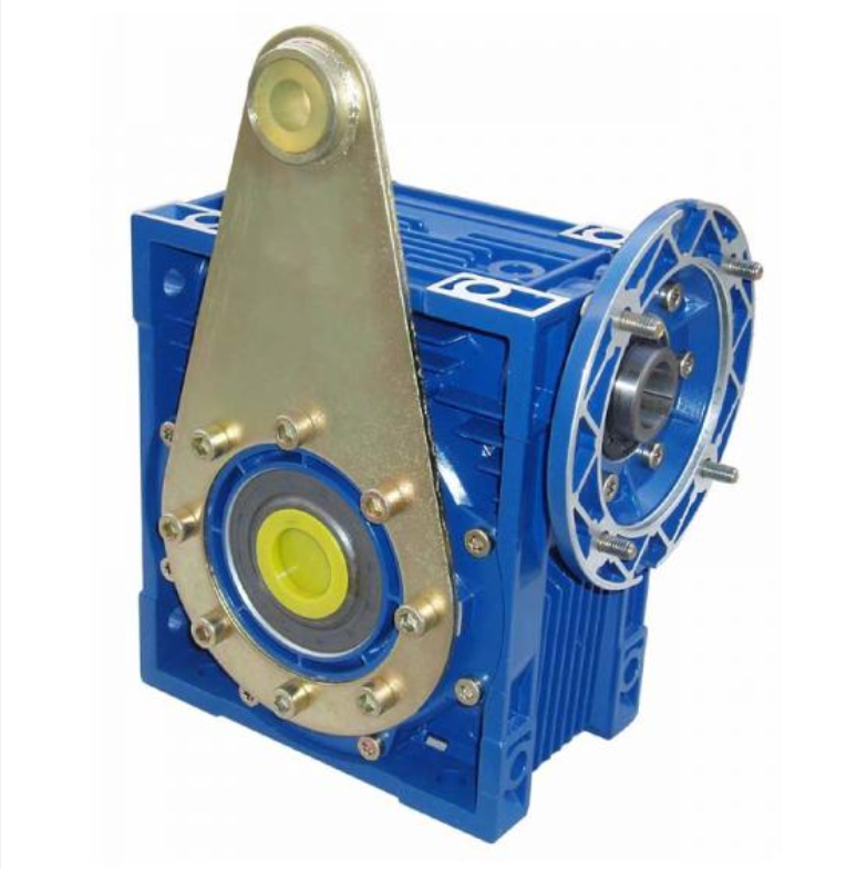 Factory made hot-sale Nmrv Gearbox – NMRV90 hollow shaft output flange, TA torque arm worm-gear gearbox with IEC standard motor flange – Devo Gear