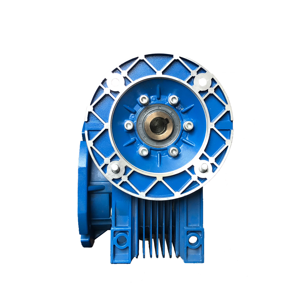 NMRV63 hollow shaft, F1 output flange worm-gear gearbox with IEC standard motor flange