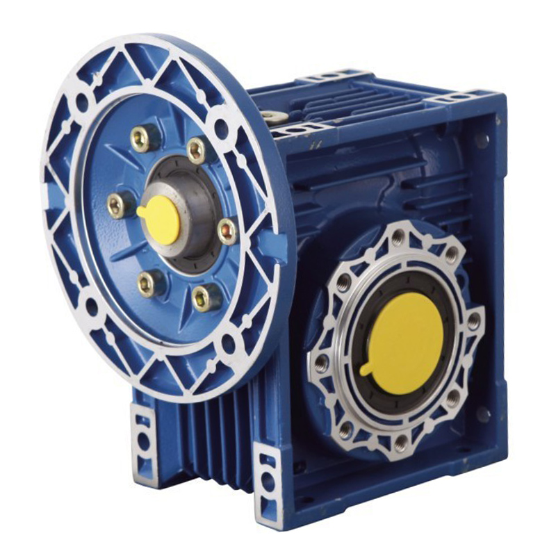 NMRV63 hollow shaft output flange worm-gear reduction gearbox with IEC standard motor flange