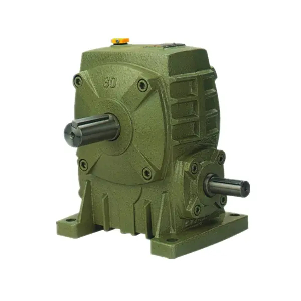 31N.m~39N.m torque right angle WPA50 worm speed reducer with electric motor